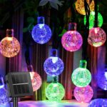 Ampoules de Noel Guirlande Décorative LED Multicouleur à Panneau Solaire 1