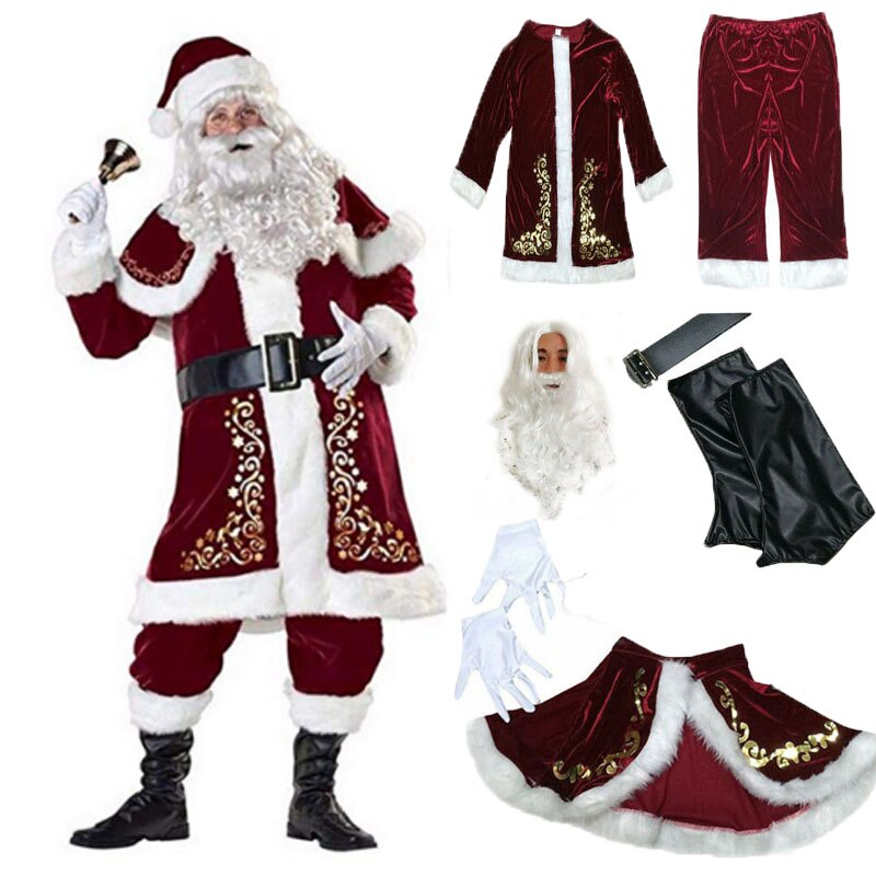 Costume Déguisement de Papa Noel Premium Homme Adulte 1