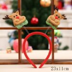 Serre-Tête de Noël Bandeau Rudolphe avec Ressorts 1