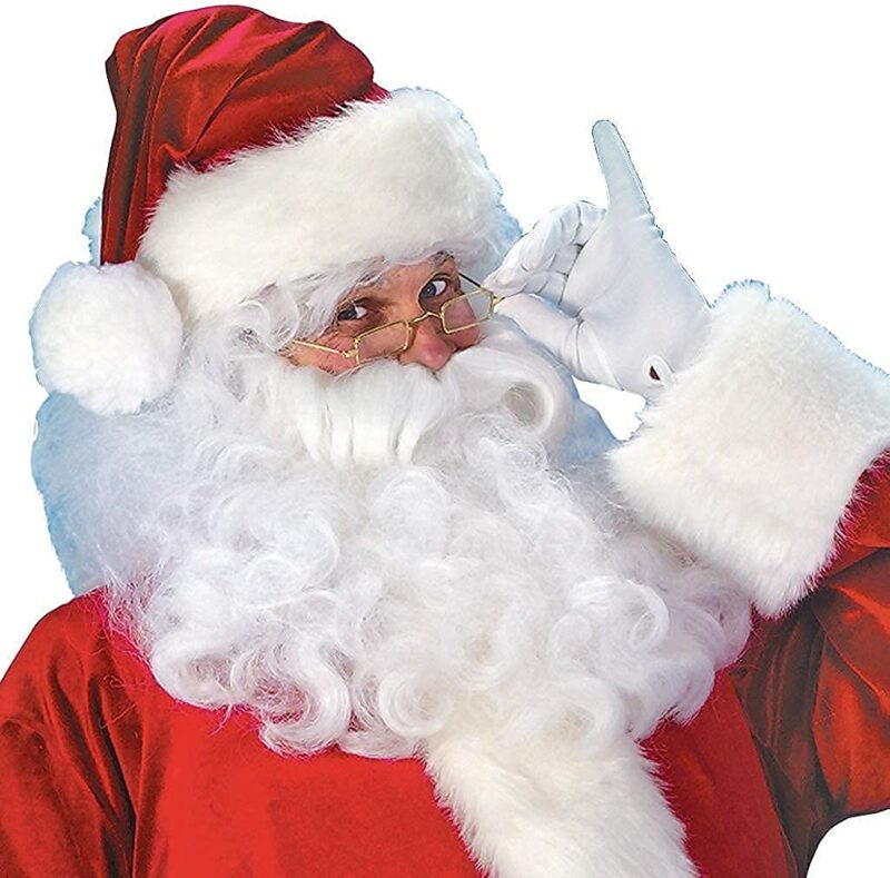 Costume de Père Noel Cosplay Santa Claus Homme 4