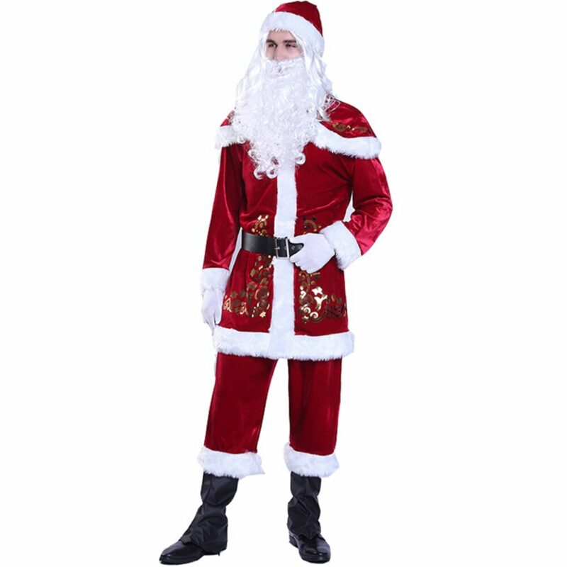 Costume Déguisement de Papa Noel Premium Homme Adulte 2