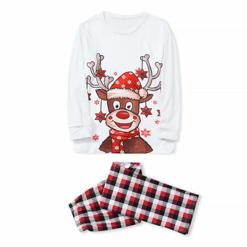 Pyjama de Noel Famille Assortie Retro Rudolphe Renne de Noel 2