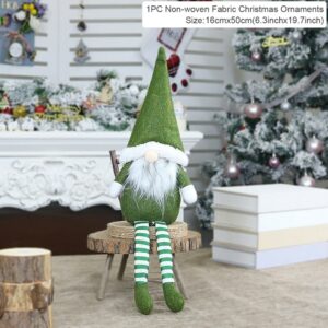 Peluche de Noel Gnome Vert Lutin 1