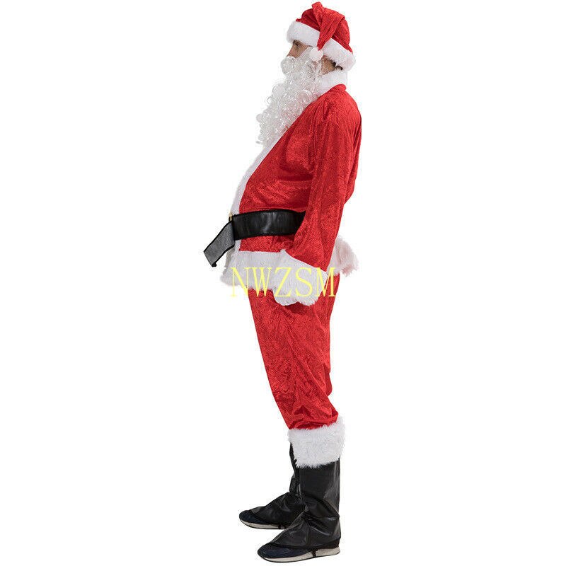 Costume de Papa Noel Classique Cuir & Coton 3