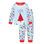 Pyjama de Noel Bébé Coton "J'aime Papa Noel" 1