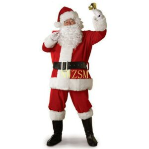 Costume de Papa Noel Classique Cuir & Coton 1
